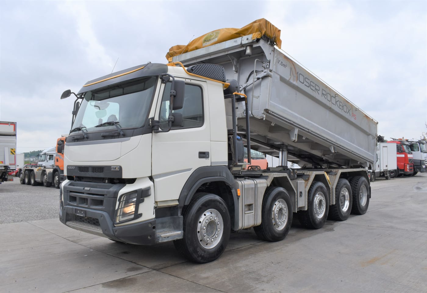 Volvo FMX 540 8x4, dumpers / tippers 2019-11 m.