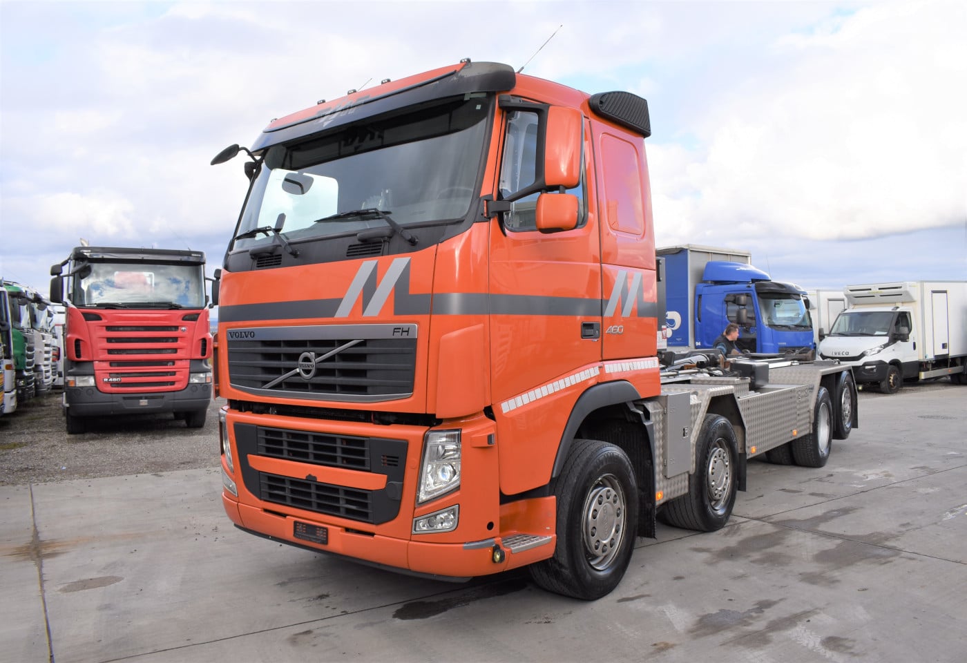 Volvo FMX 460 Hook Loader Truck For Hire MVB148