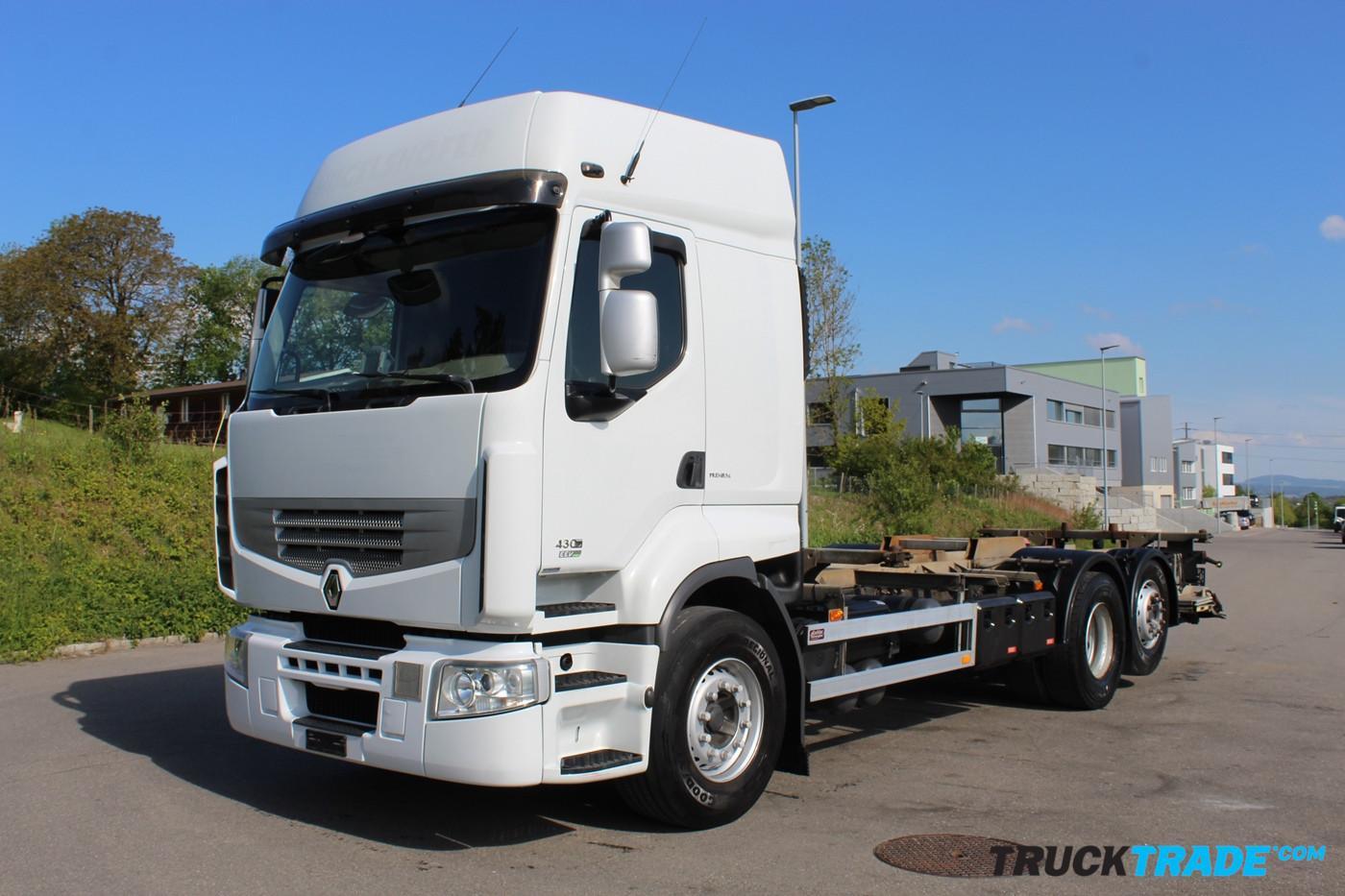 Renault Premium 430 6x2 BDF Chassis Container mit Hebebühne - Fahrzeugfoto