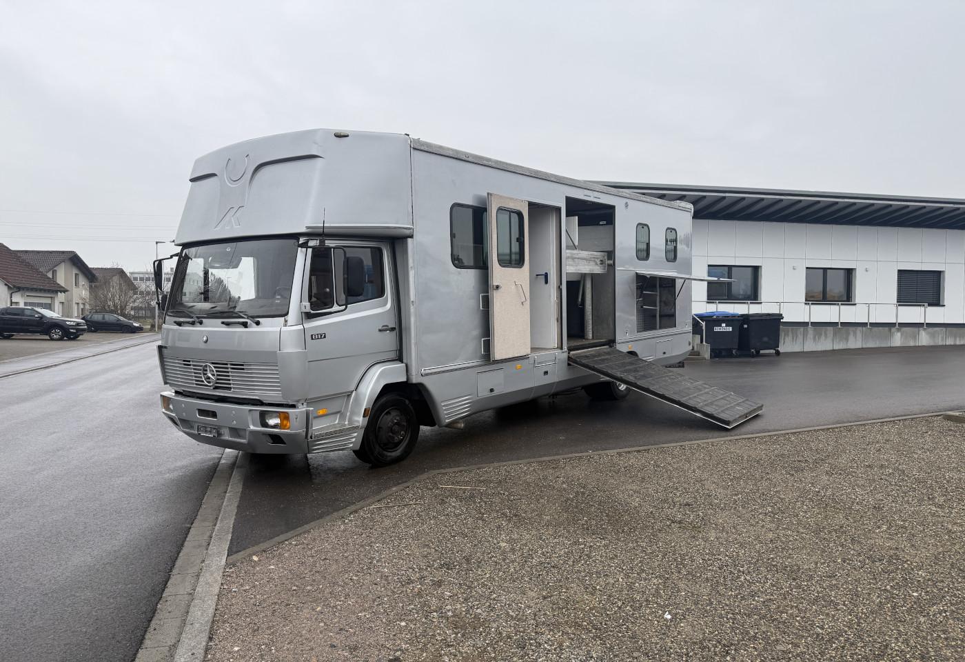 1992 Mercedes-Benz 817 4x2 Pferdetransport - Fahrzeugfoto