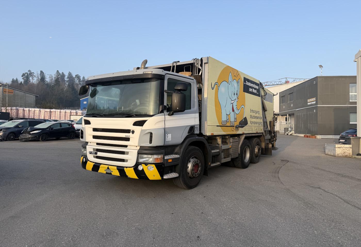 2010 Scania P320LB 6x2*4 PowerPress 21 / Waage - Fahrzeugfoto