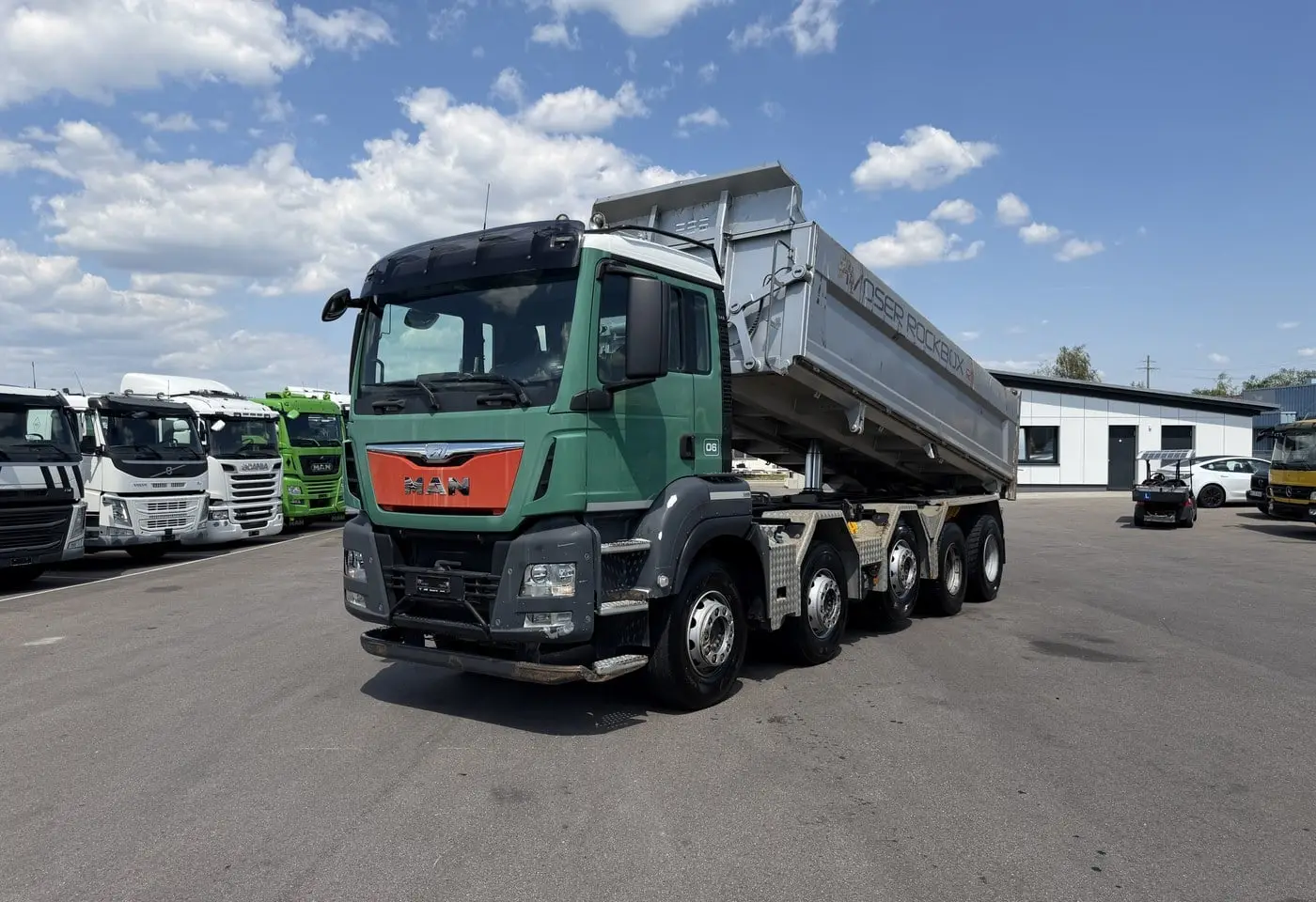 2015 MAN TGS 50.480 10x4 Moser Rockbox - Fahrzeugfoto