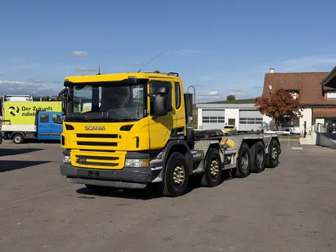 2017 Scania P 450 10x4 Multilift vorne_links