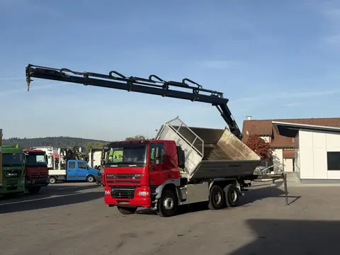 2008 DAF CF 85.460 6x4 Kipper Kran seite_rechts