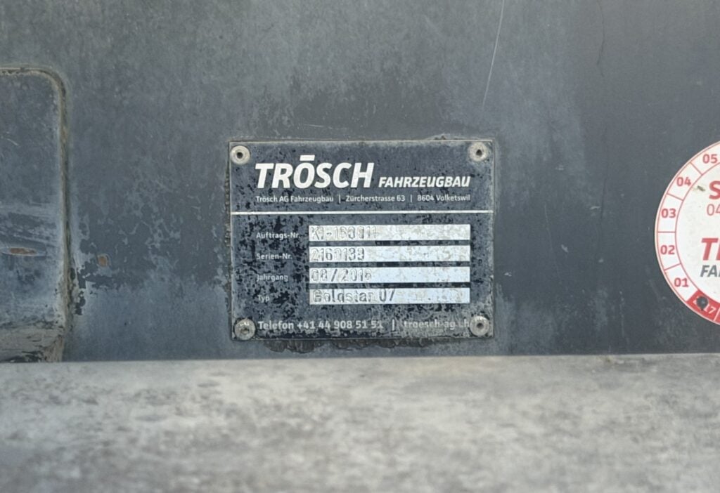 2016 Volvo FMX-500 10x4R Trösch