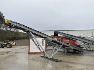 Asphalt-Sortier/Brechanlage