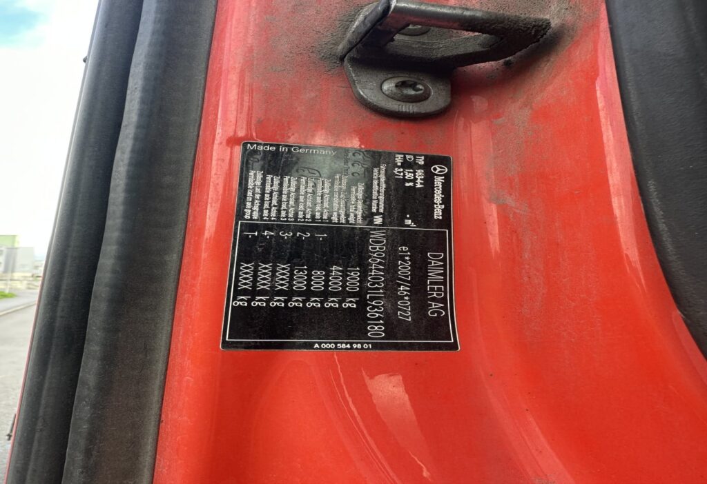 2015 MB-Arocs 1845 4x4 HAD SZM