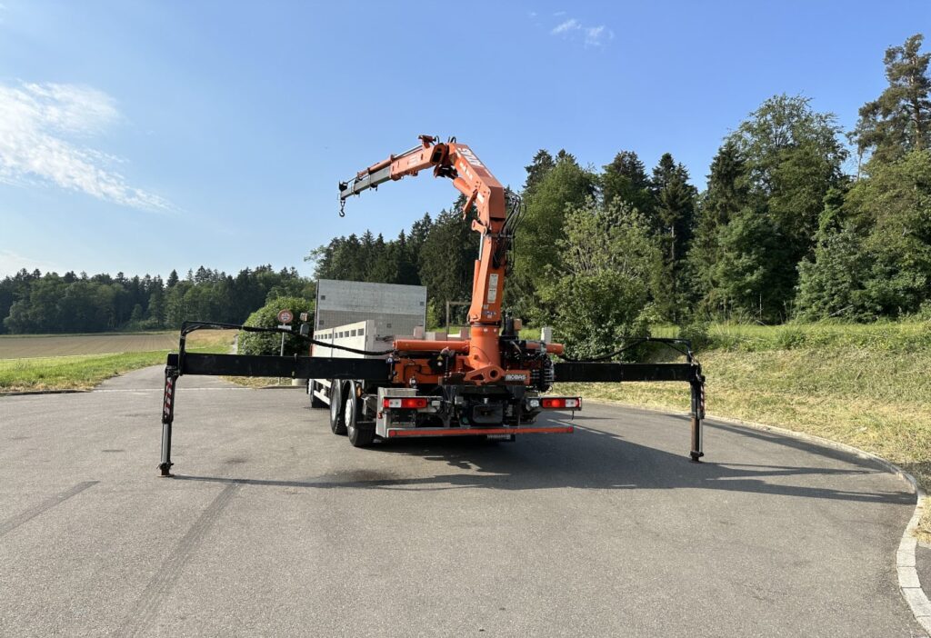 (D) 2012 Renault Premium 430 6x2 Brücke mit Ladekran