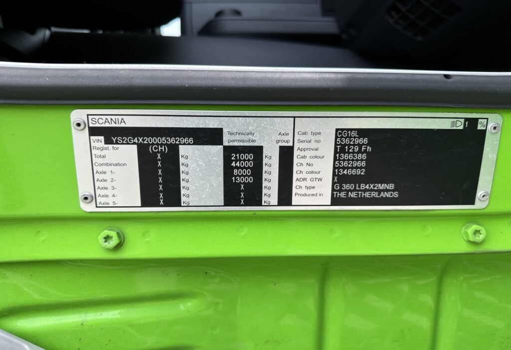 (D) 2014 Scania G360 LB 4x2 TKK/HB