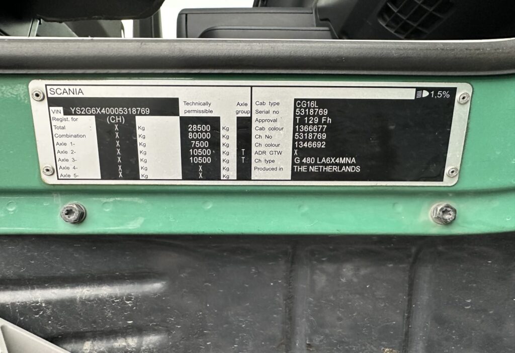 (D) 2013 Scania G480 6x4 SZM