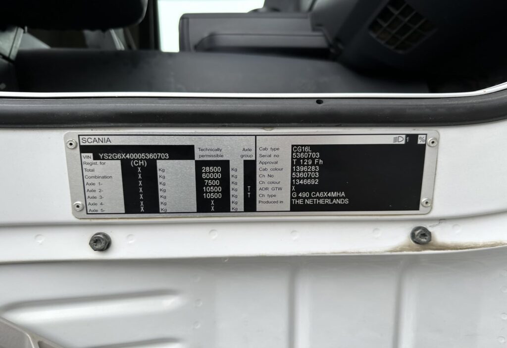 (D) 2014 Scania G490CA 6x4 SZM