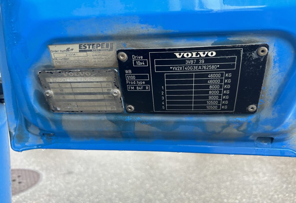 2014 Volvo FMX-500 10x4R 2-SK