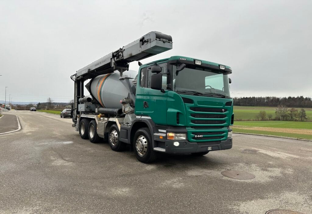 2012 Scania G440 LB 8x4 Betonmischer mit Förderband
