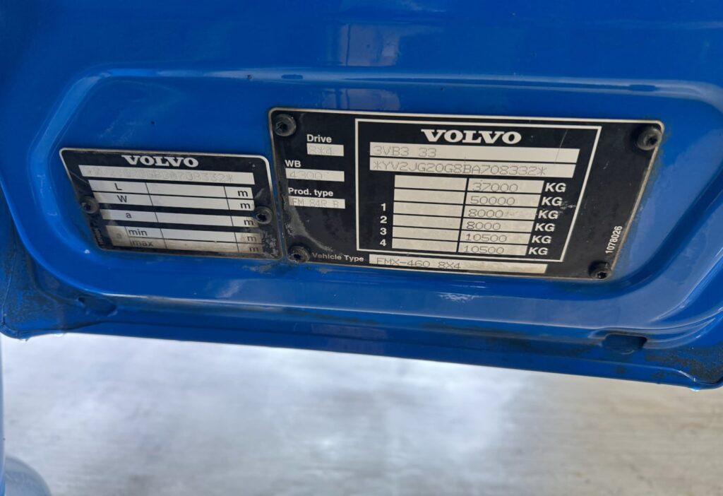 2011 Volvo FMX-460 8x4R Betonmischer