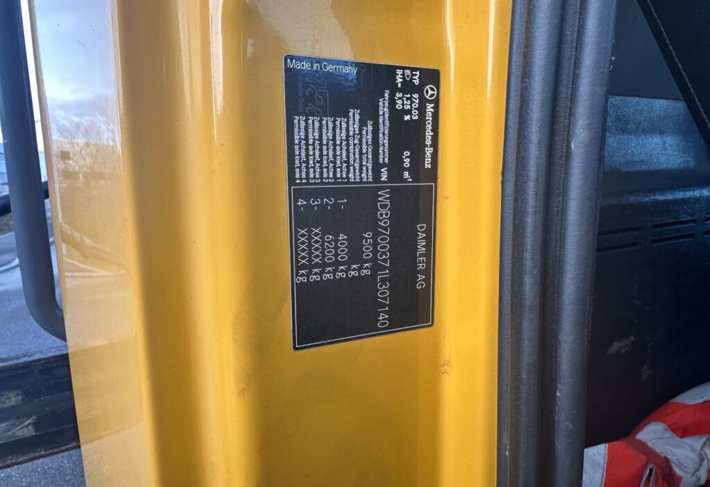 2008 Mercedes-Benz Atego 918 4x2 Brücke / Kran