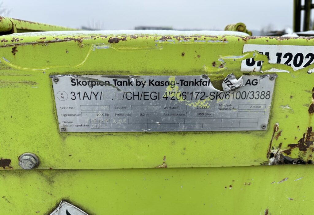 2015 Dieseltank Skorpion 1950