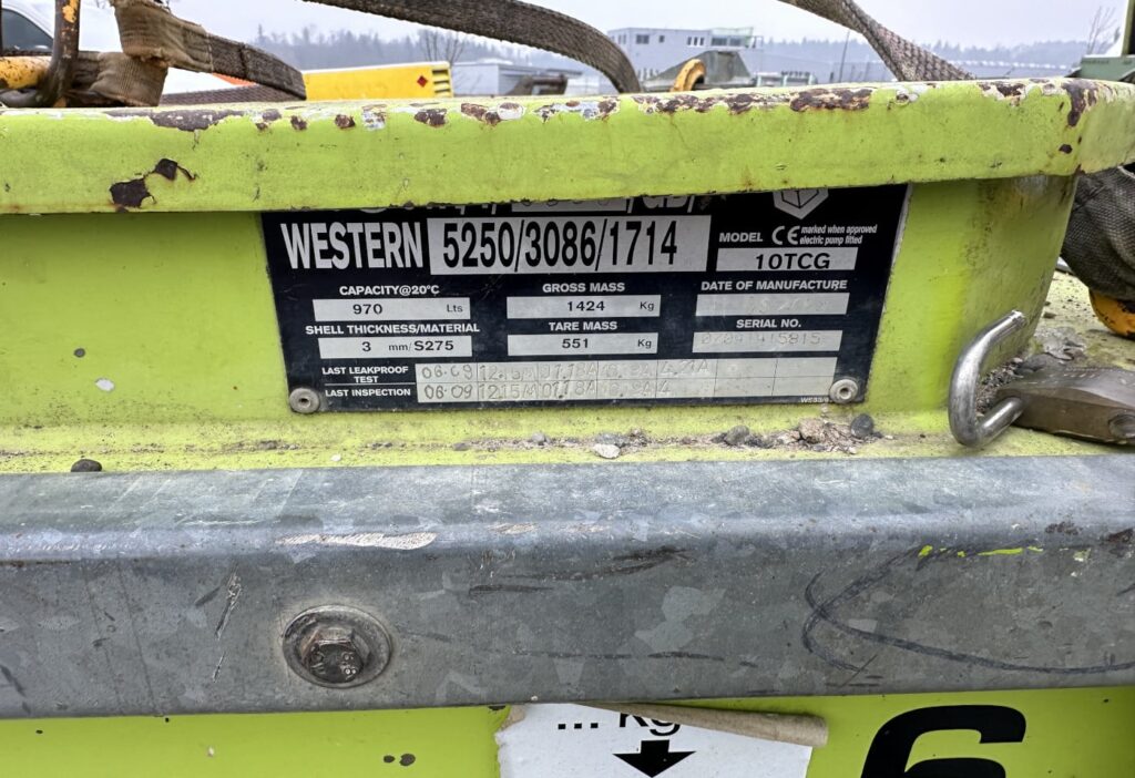 2009 Dieseltank Western 970L