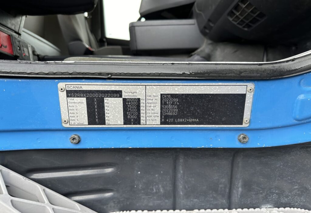 2007 Scania R420 LB8x2*6 Hakengerät