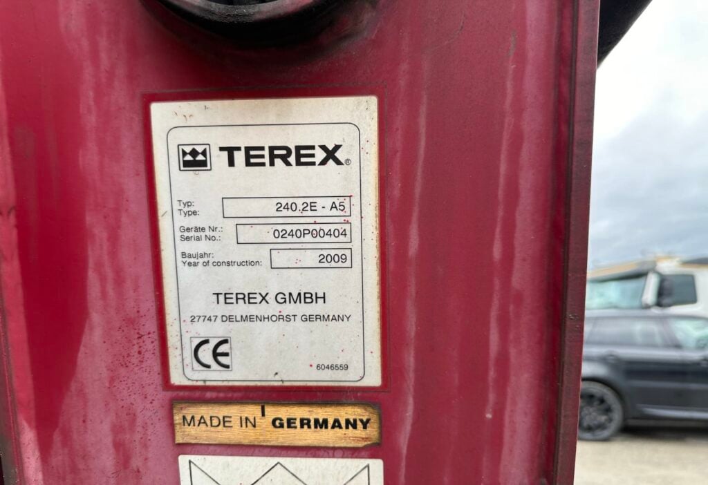 2009 Terex 240.2E-A5 Ladekran