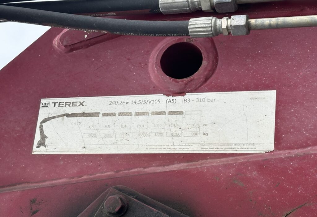 2009 Terex 240.2E-A5 Ladekran