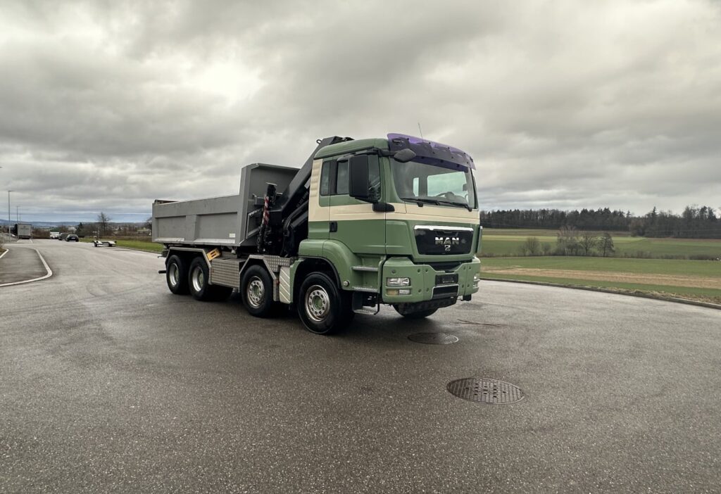 2008 MAN TGS 35.440 8x4BL Kipper / Kran