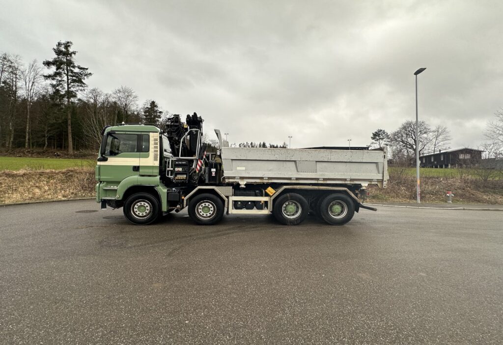 2008 MAN TGS 35.440 8x4BL Kipper / Kran