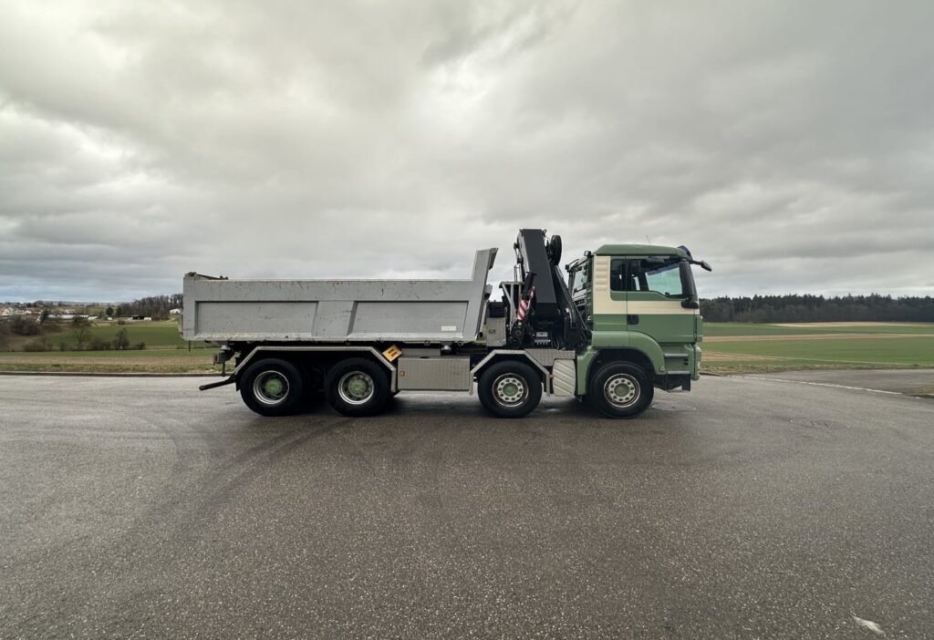 2008 MAN TGS 35.440 8x4BL Kipper / Kran