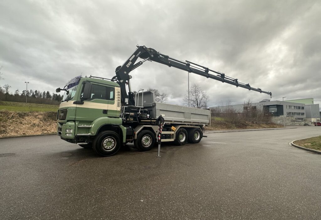 2008 MAN TGS 35.440 8x4BL Kipper / Kran