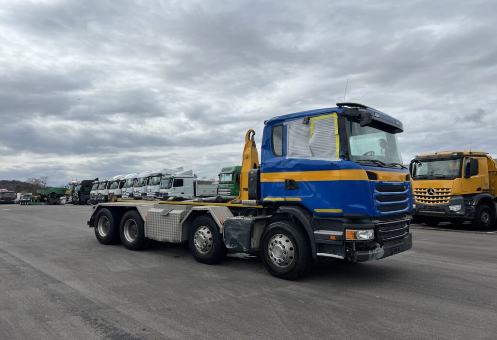 2015 Scania G410 LB 8x4 Hakengerät *Kabine defekt*