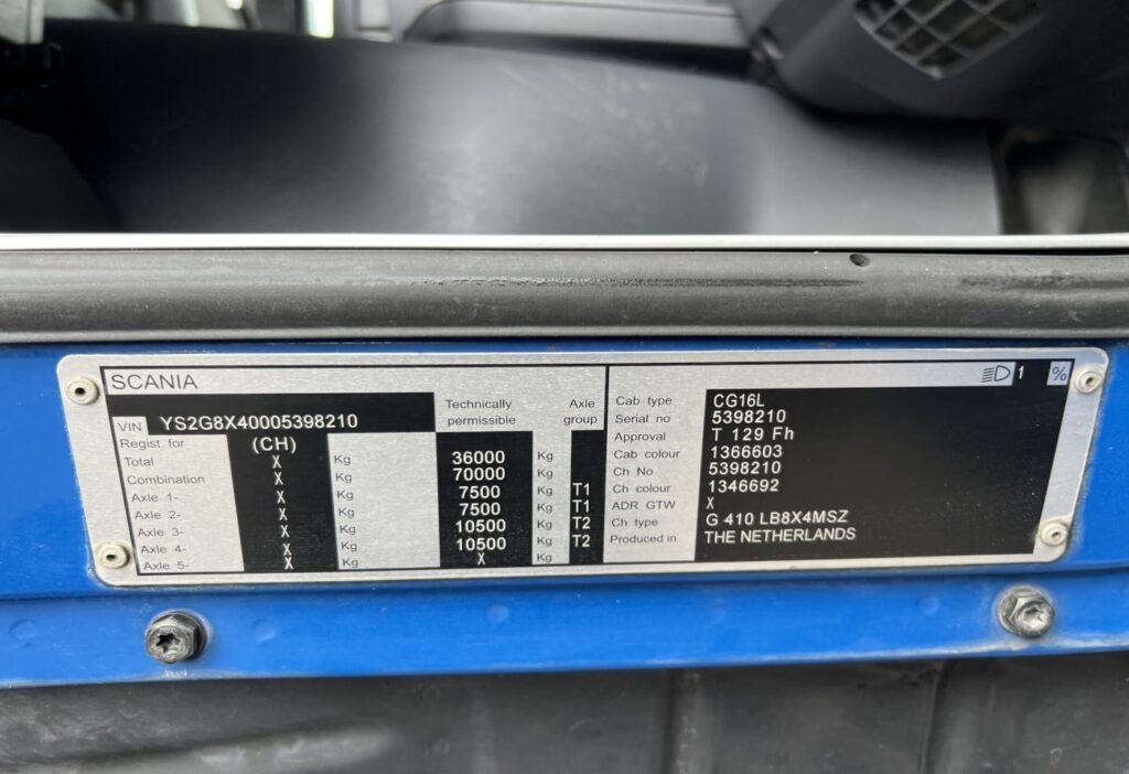 2015 Scania G410 LB 8x4 Hakengerät *Kabine defekt*