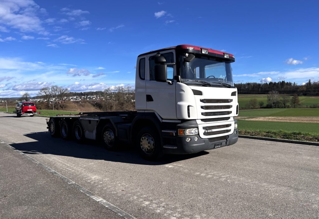 (D) 2013 Scania R480 10x4 Kettengerät