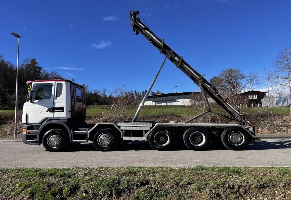 (D) 2013 Scania R480 10x4 Kettengerät