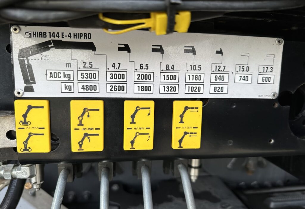 (D) 2008 Volvo FE-320 4x2R Brücke mit Kran