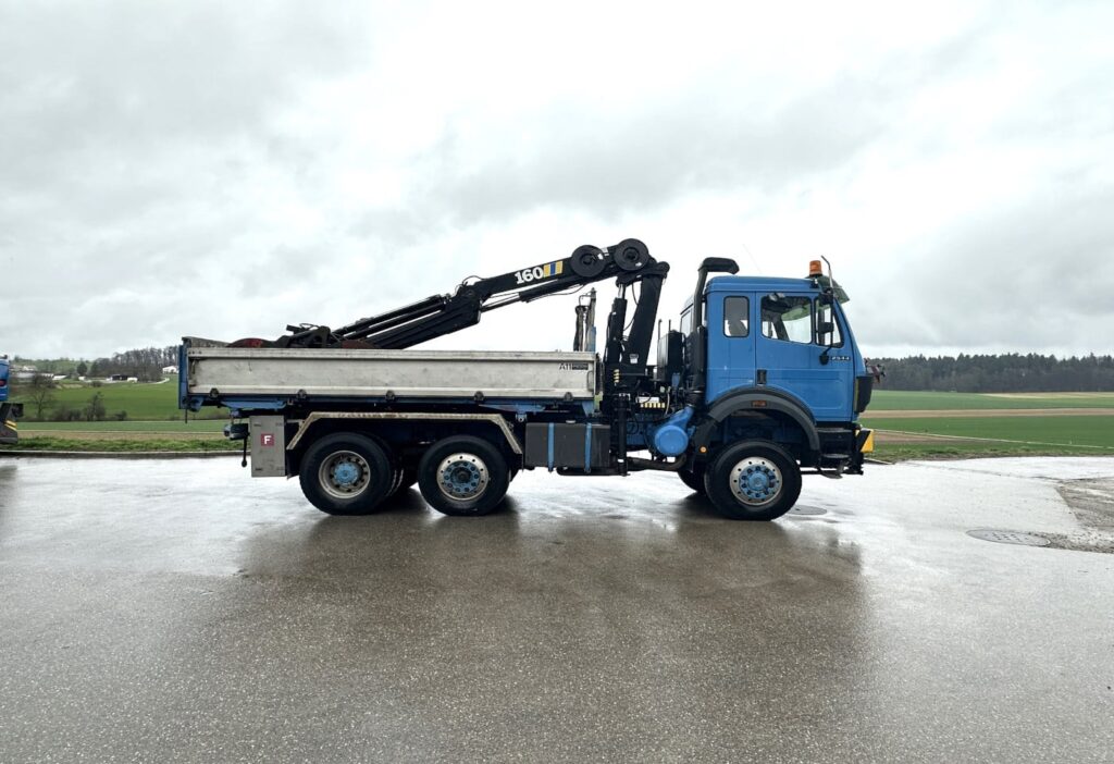 1995 MB-2544 6x4/4 Kipper / Kran