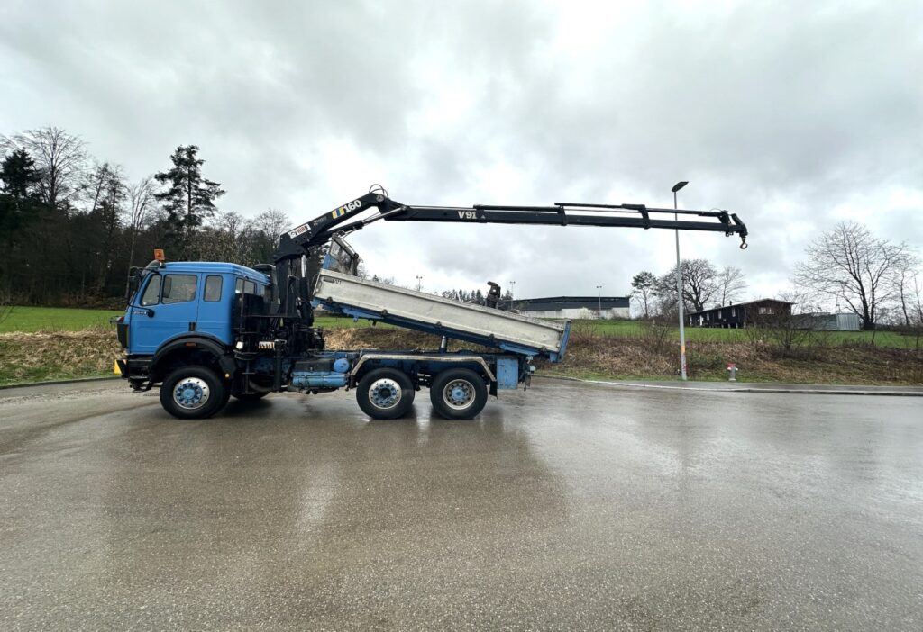 1995 MB-2544 6x4/4 Kipper / Kran