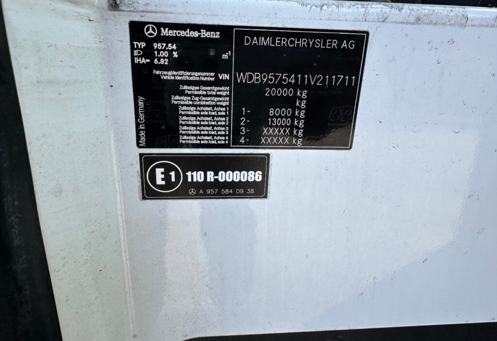 2007 Mercedes-Benz Econic 1828 4x2 SZM *Biogas*