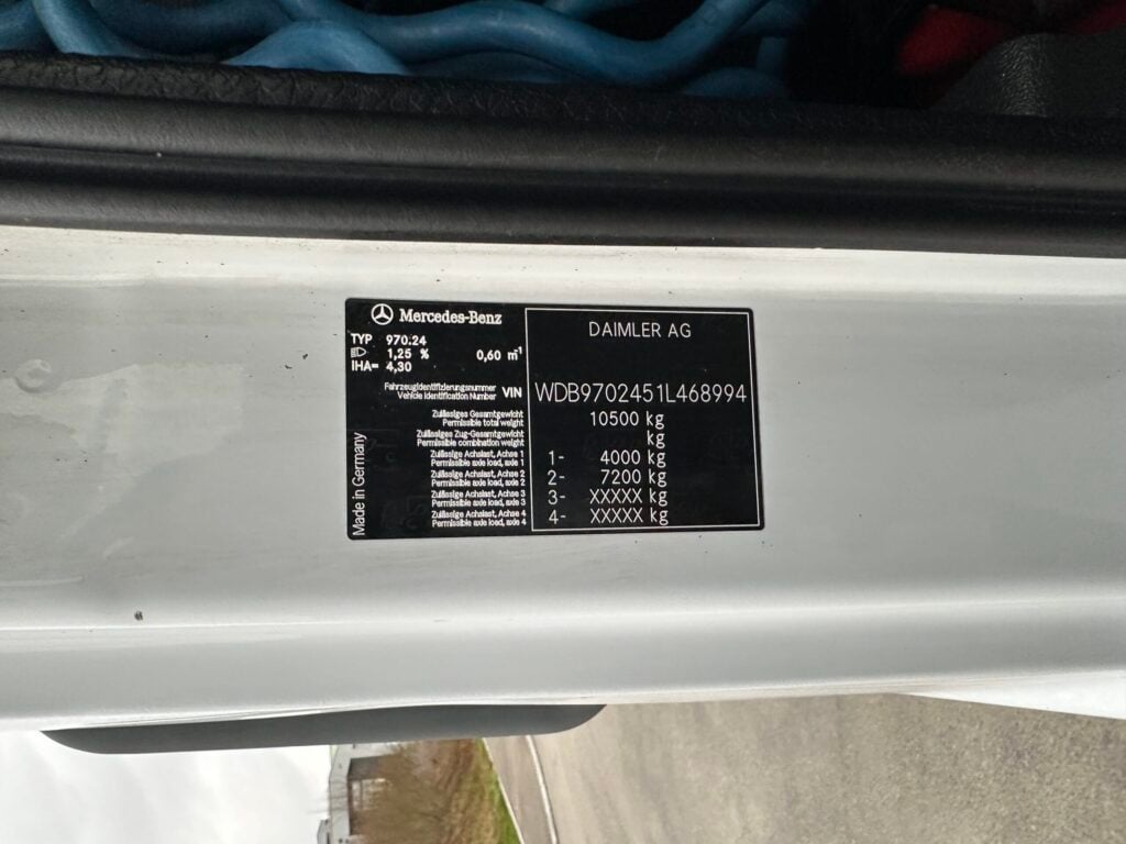 2010 Mercedes-Benz Atego 1022 4x2 Kühlkoffer mit HB
