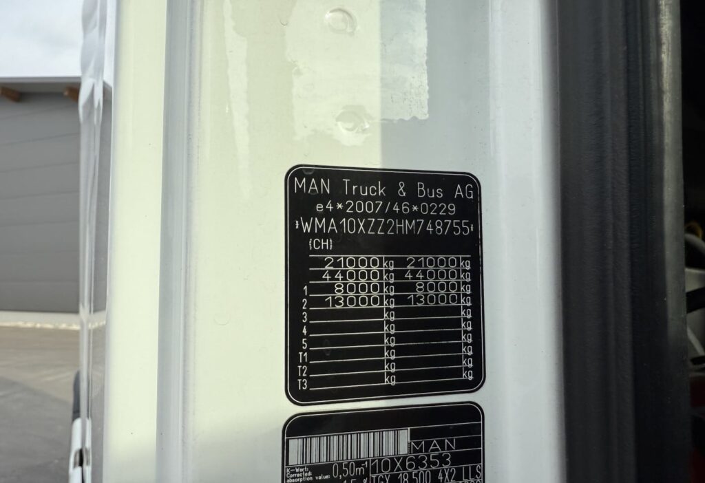 2017 MAN TGX 18.500 Retarder