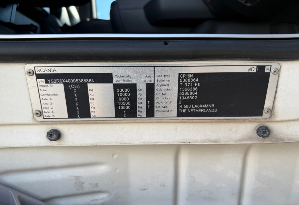 2015 Scania R580 6x4 Schwing 10m³ MFK