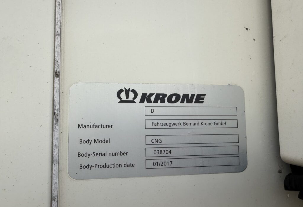 2017 Krone SZ Carrier 1950