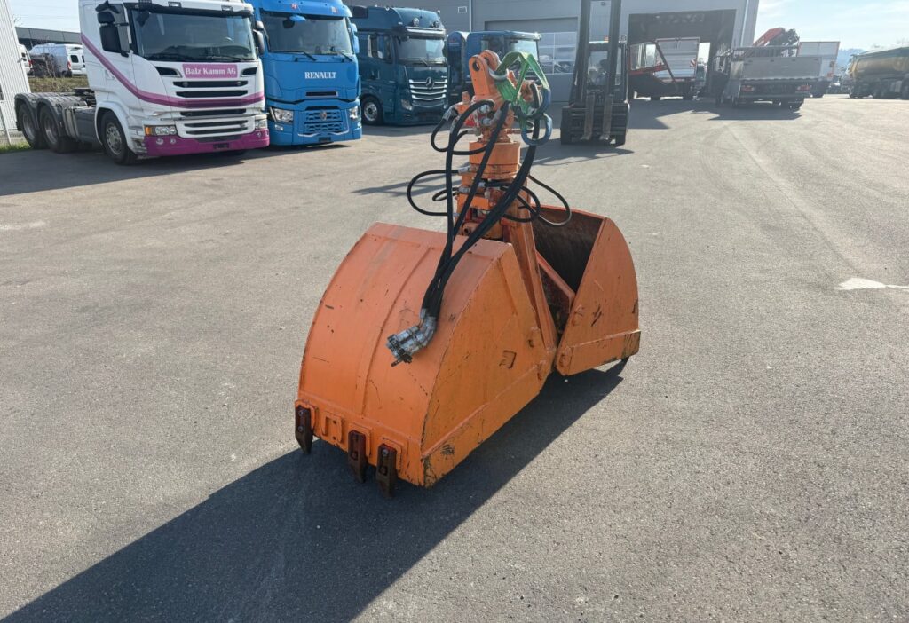 Schalengreifer mit Rotator