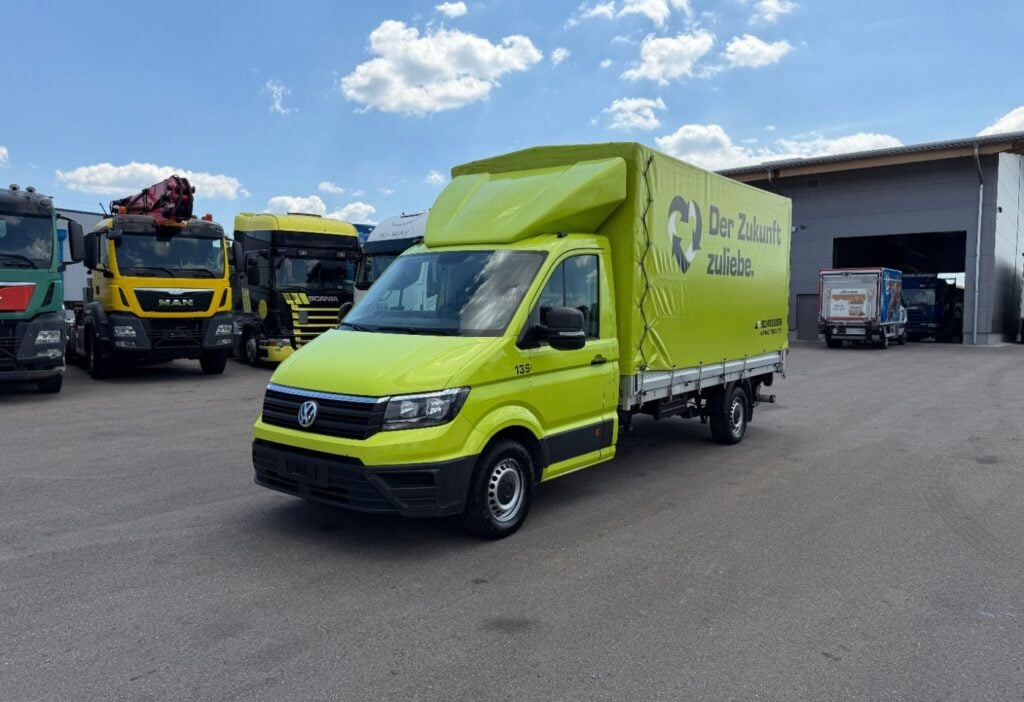 2019 VW Crafter 35 Brücke m. Verdeck + Hebebühne