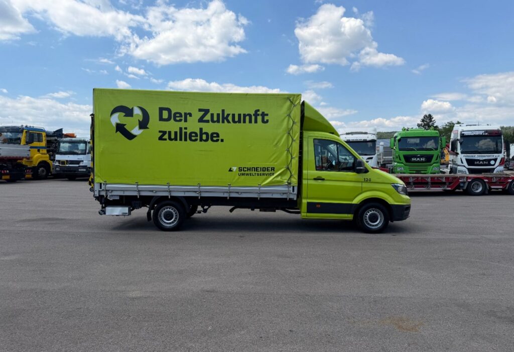 2019 VW Crafter 35 Brücke m. Verdeck + Hebebühne