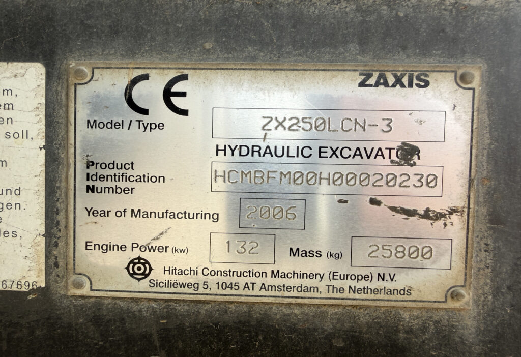 2006 Hitachi ZX250LCN-3