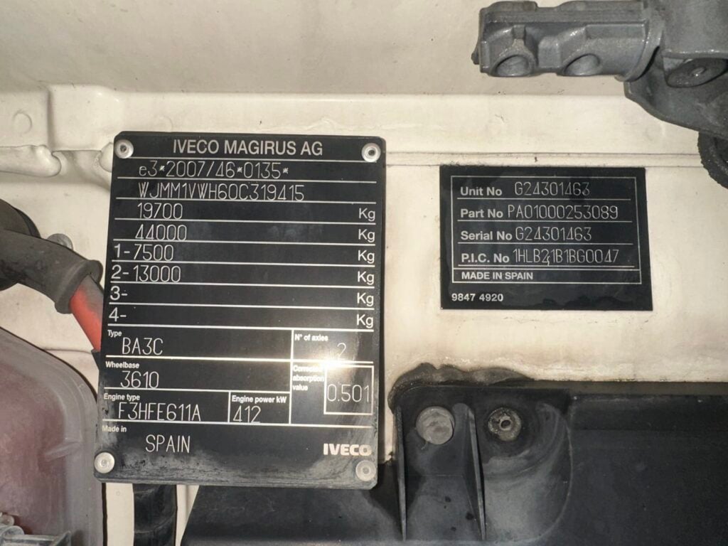 (D) 2016 Iveco 440S56T Stralis Hydraulik