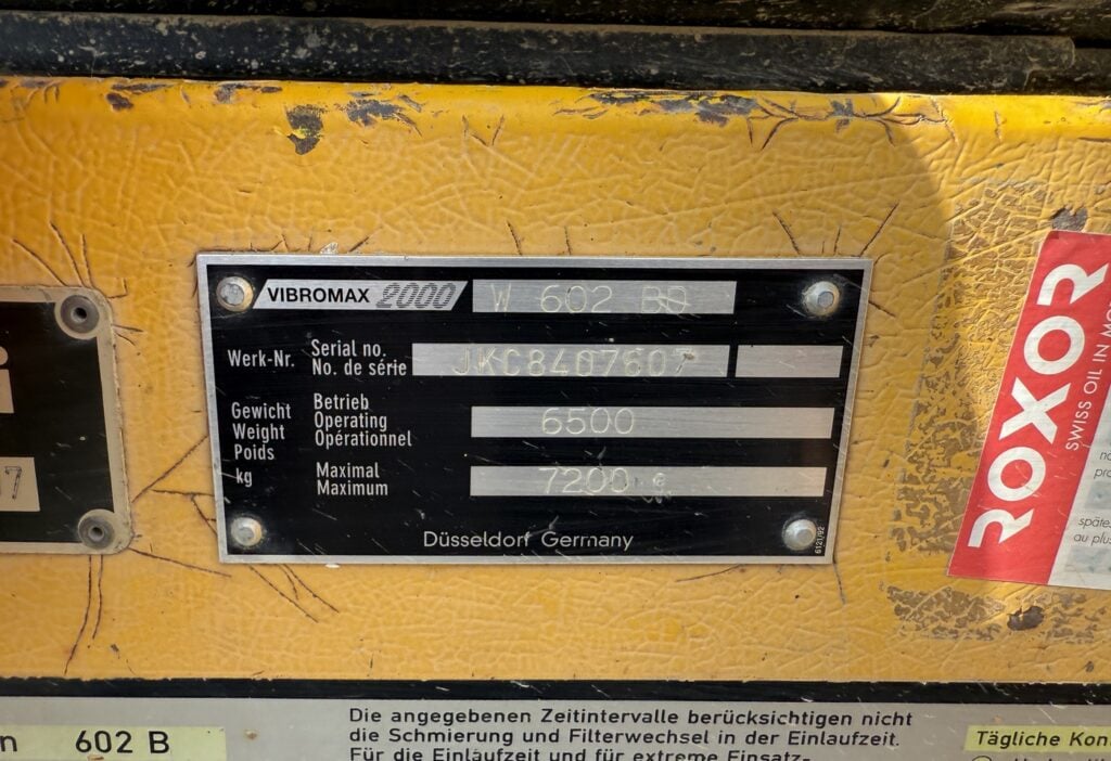 Vibromax 2000 W 602 BD Kombiwalze
