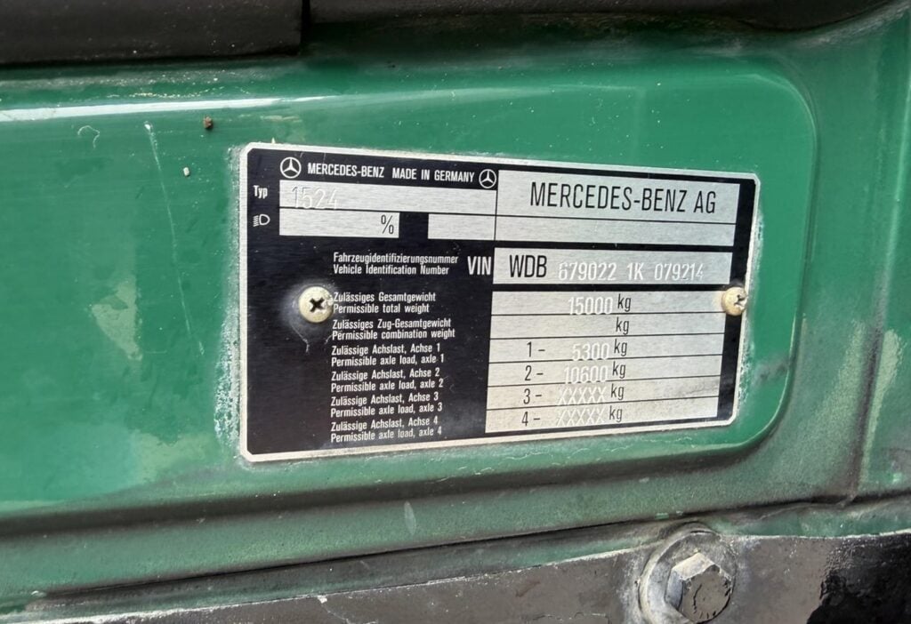 1995 Mercedes-Benz Ecoliner 1524 4x2 Absetzkipper