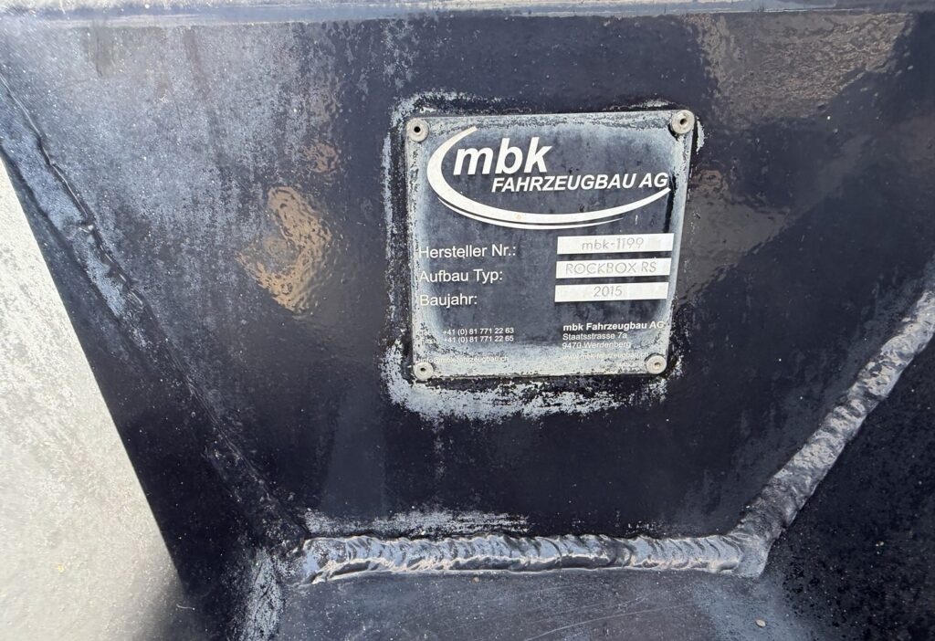 2015 MAN TGS 50.480 10x4 Moser Rockbox