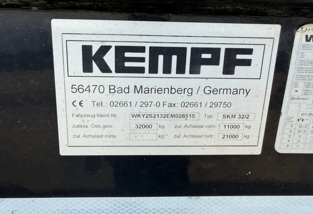 2014 Kempf SKM Kipper