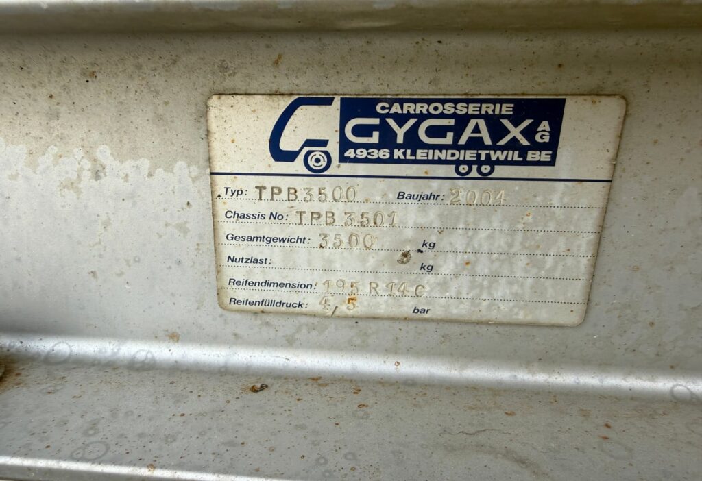 2004 Gygax TPB3500 Plane